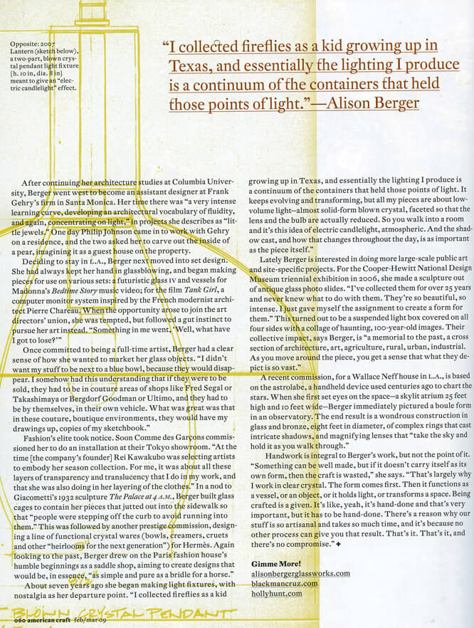 American Craft, Feb/Mar 2009