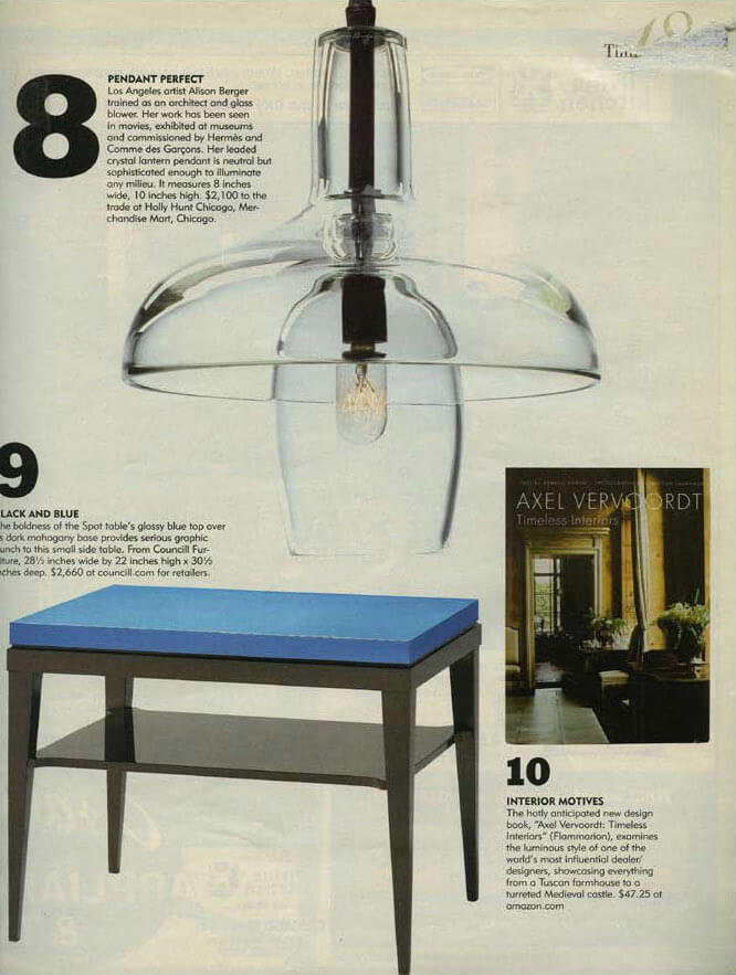 Chicago Tribune Magazine, September 2007