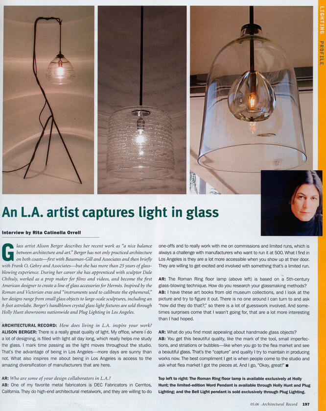 Architectural Record, May 2006