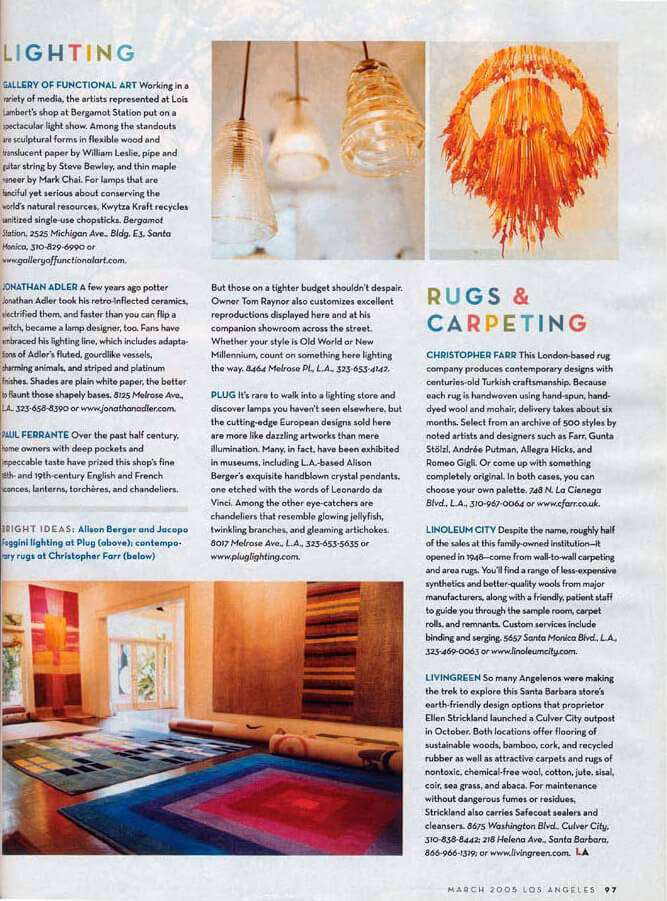 Los Angeles Magazine, March 2005