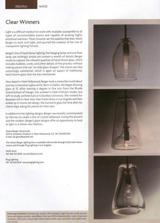 Fine Furnishings, May 2002