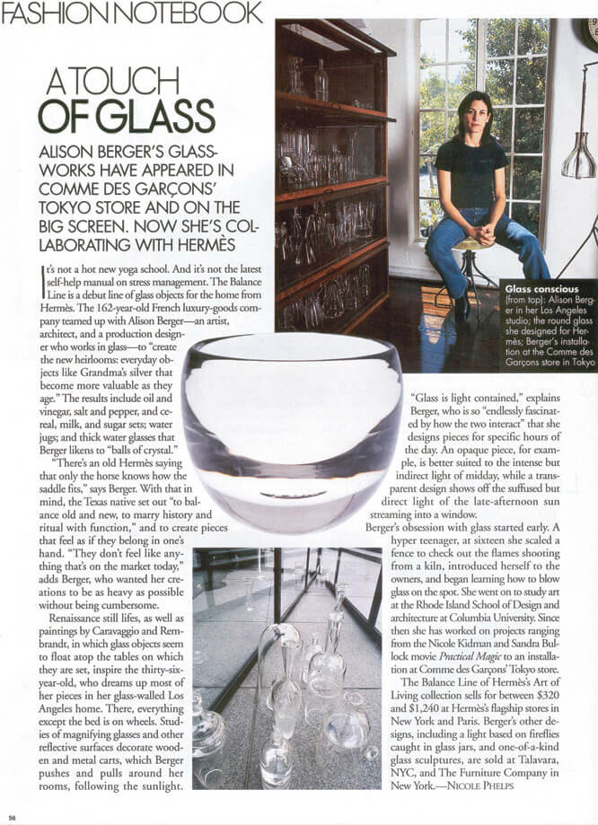 Elle Magazine, July 2000