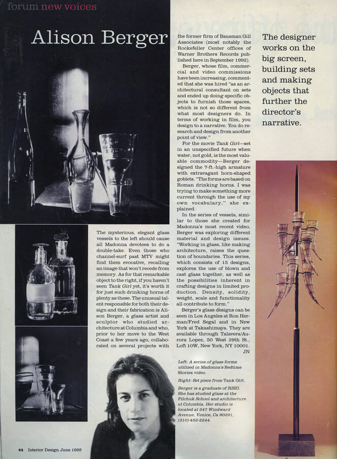 Interior Design, June 1995