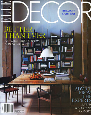 Elle Decor, September 2011 ad