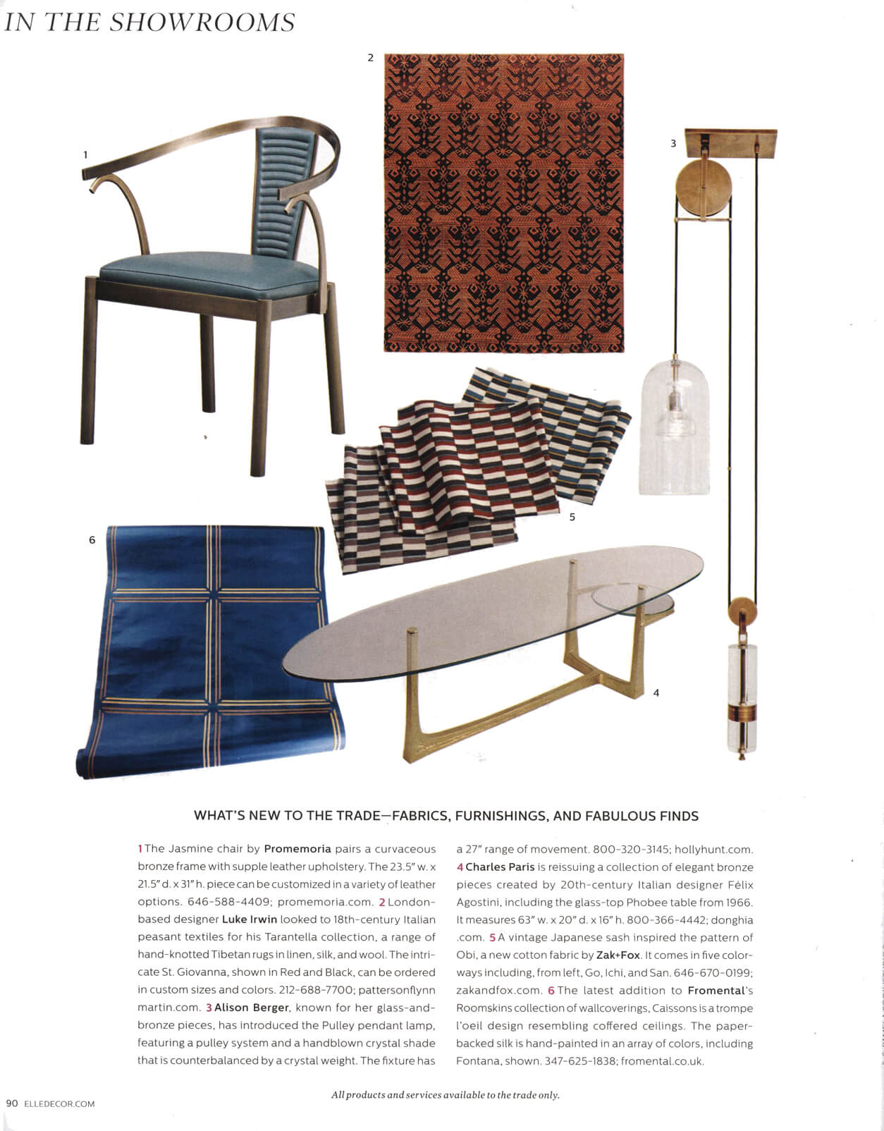 Elle Decor, November 2014