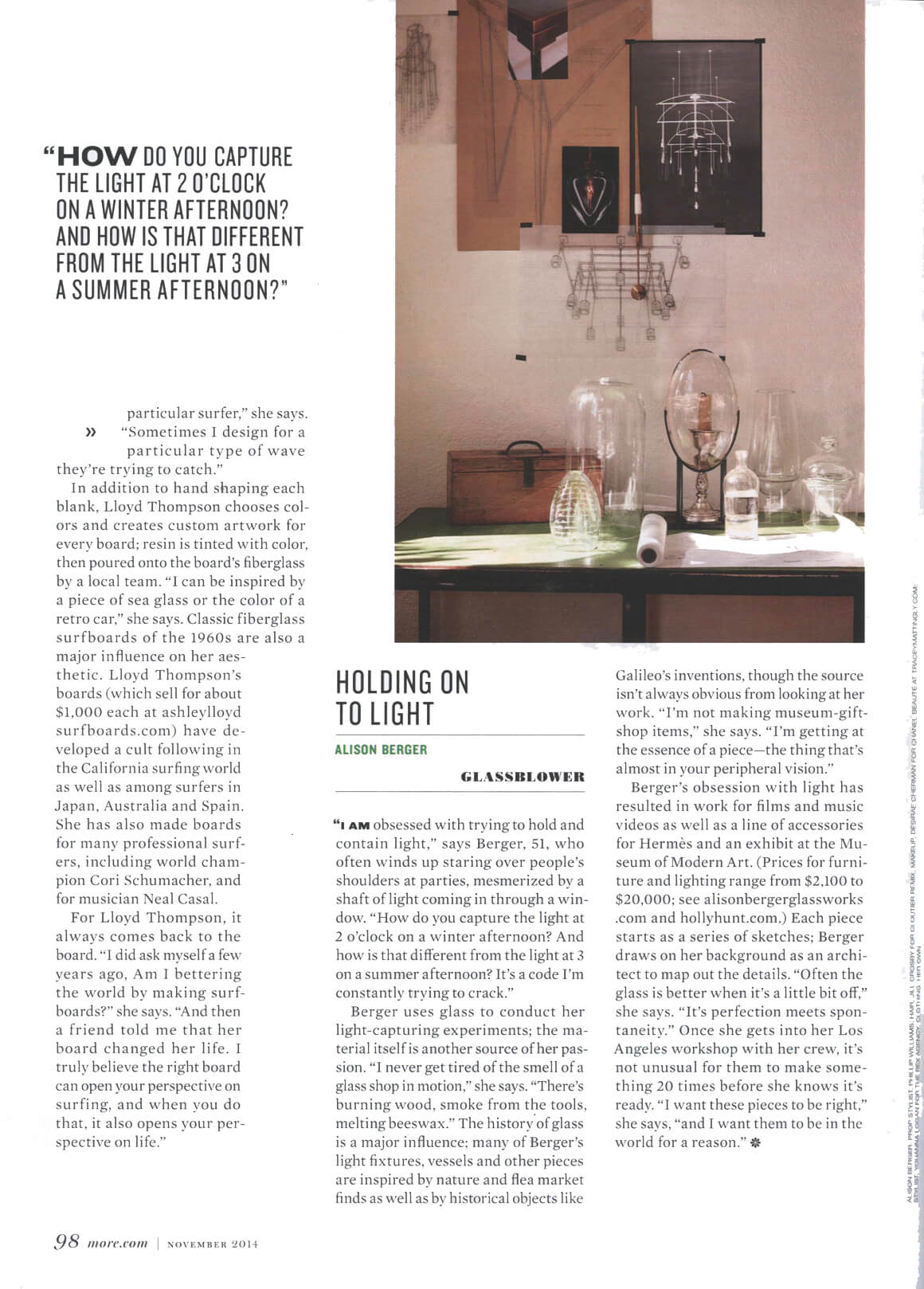 More Magazine, November 2014