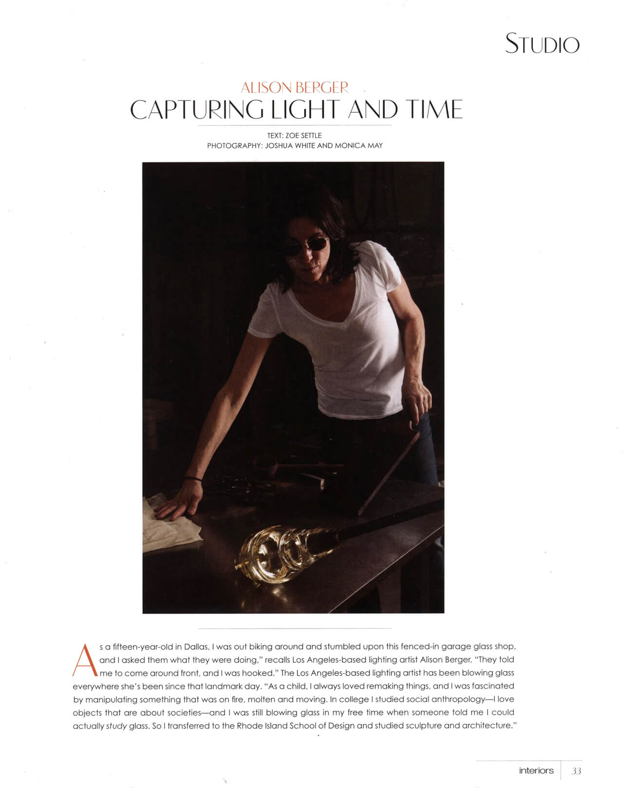 Interiors Magazine, Dec 2014/Jan 2015