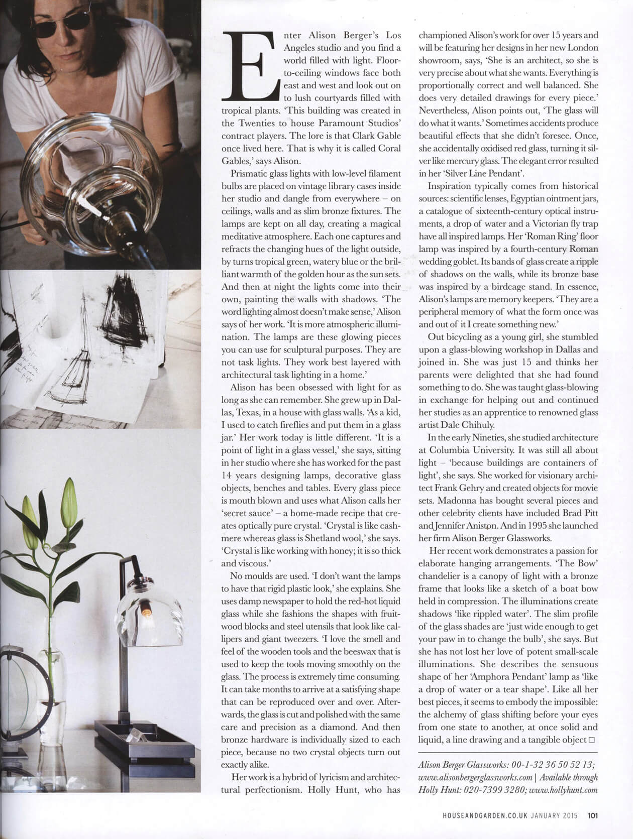 House and Garden, Jan 2015