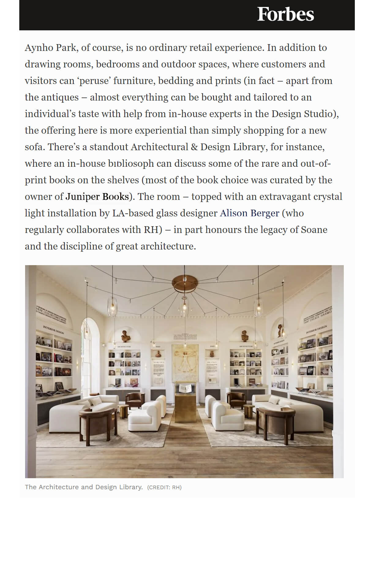 Forbes Online, July 2023