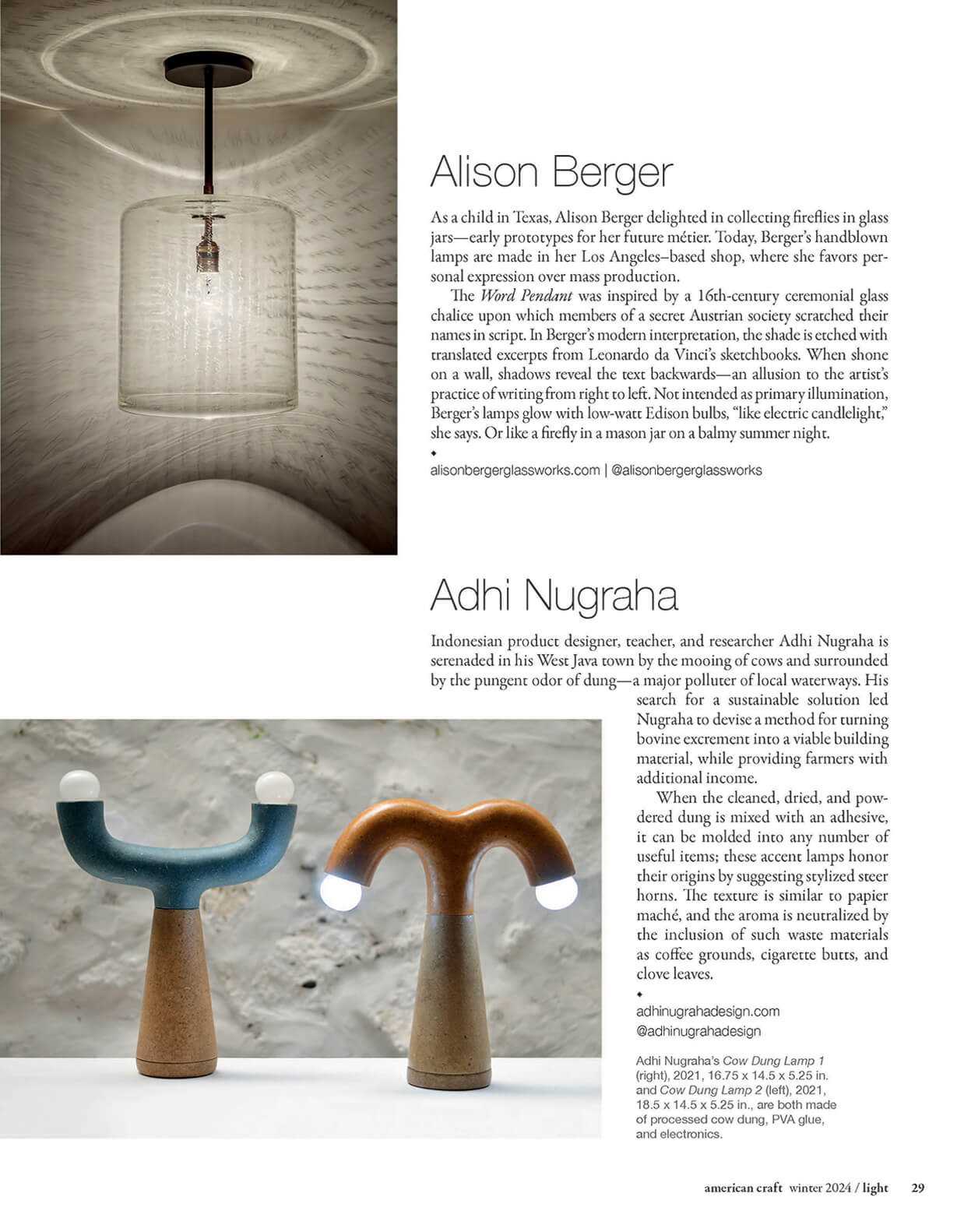 American Craft, Winter 2024