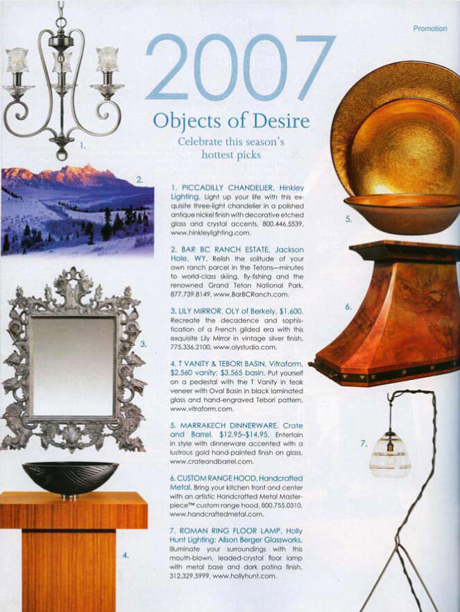 Western Interiors & Design, 2007